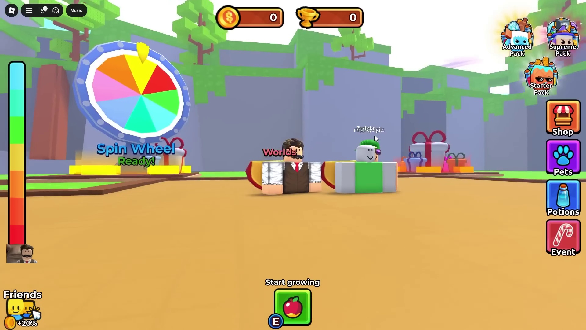 The Core Loop: Growing and Falling for Riches